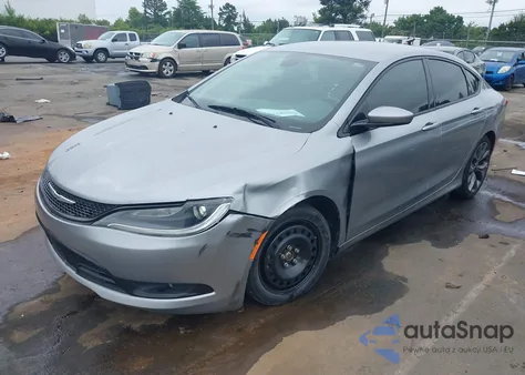 2015 Chrysler 200 S из США, поврежденный, VIN 1C3CCCBB9FN537938